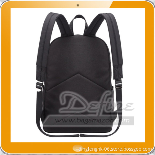 Waterproof Nylon Black Backpack For day trips